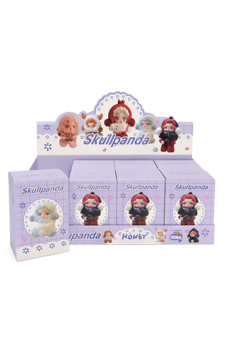 Set 6 Figurine Skullpanda – 10 cm – Honey Winter Edition [1]