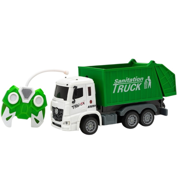 Camion de salubritate cu radiocomanda, Sanitation Truck, jucarie pentru copii [1]