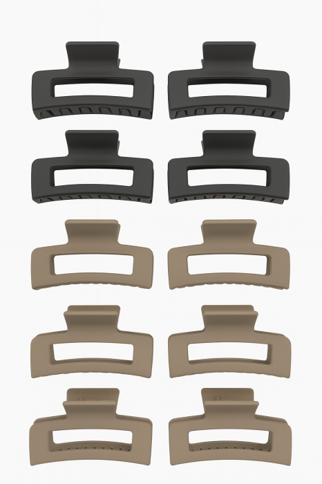 Set 12 Cleme Par 13cm Matte Neutre – Accesorii Rezistente pentru Păr Lung [2]