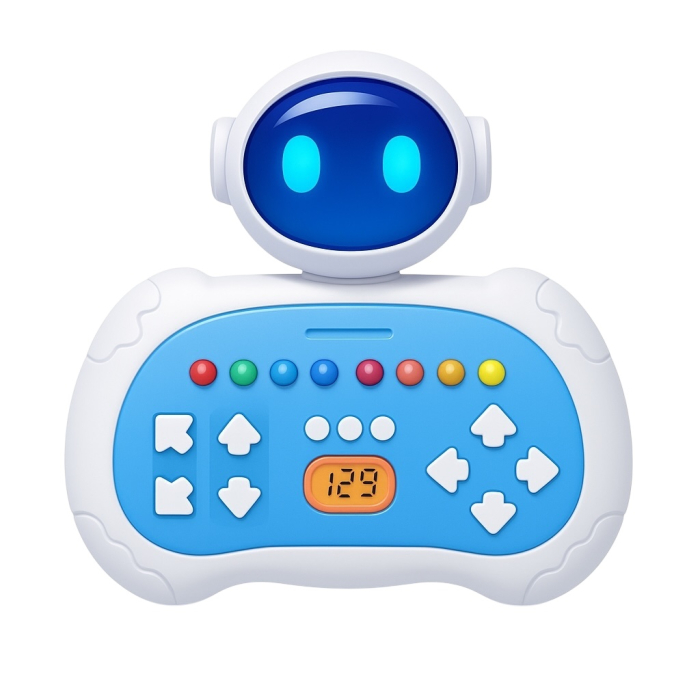 Joc Interactiv Robot pentru Copii, Lumini si Sunete, Butoane Colorate, Distractiv si Educativ [1]