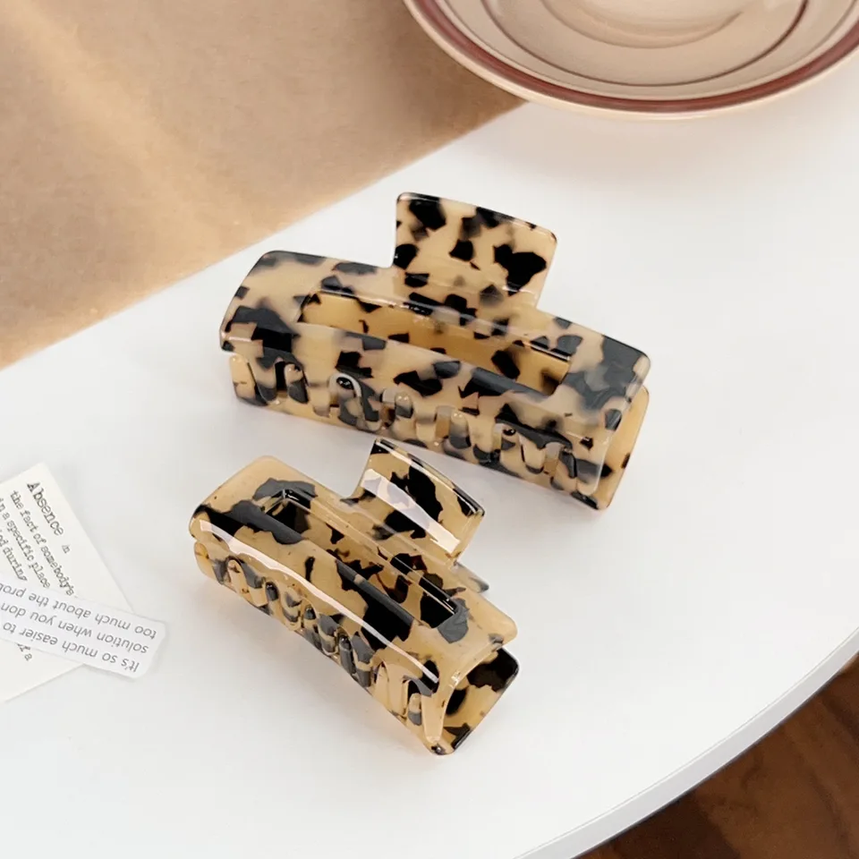 Set 12 Clame Par Acrilice Premium – Culori Diferite, Design Tortoise Marble [2]