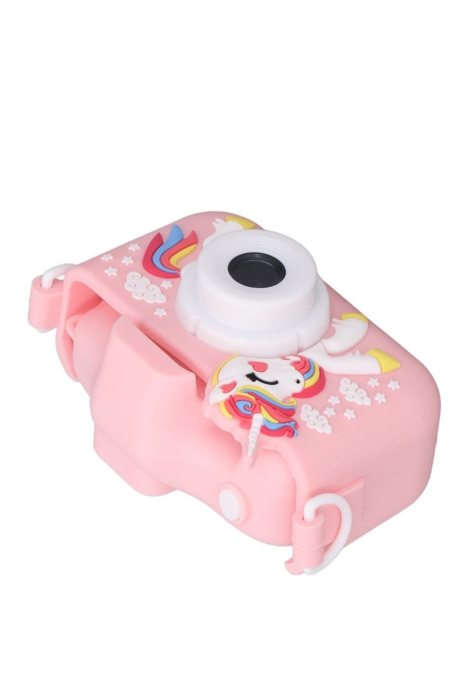 Camera foto digitala pentru copii 4800 MP, 8x zoom, model unicorn roz, 13x12cm [3]