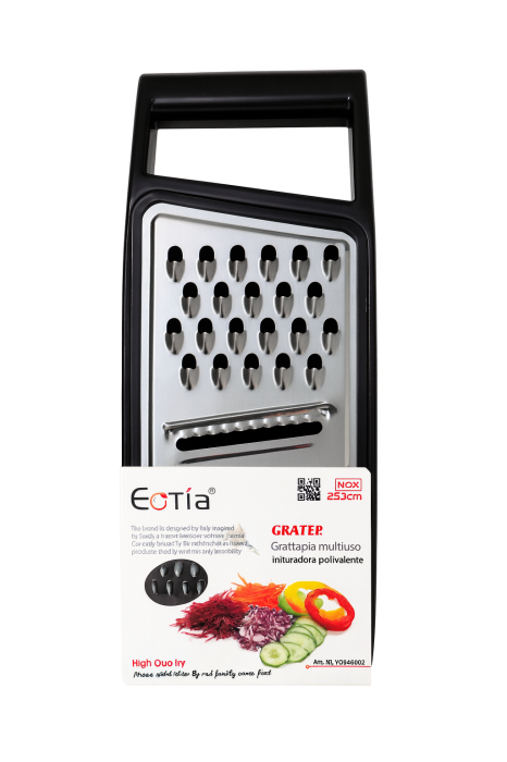Rasnita multifunctionala Ectia, inox, design ergonomic, pentru legume si fructe [2]