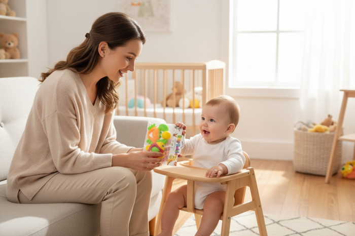 Set Zornaitoare Colorate pentru Bebelusi, 2 Bucati, 24x22 cm, Jucarii pentru Dentitie si Dezvoltare, 3+ luni [2]