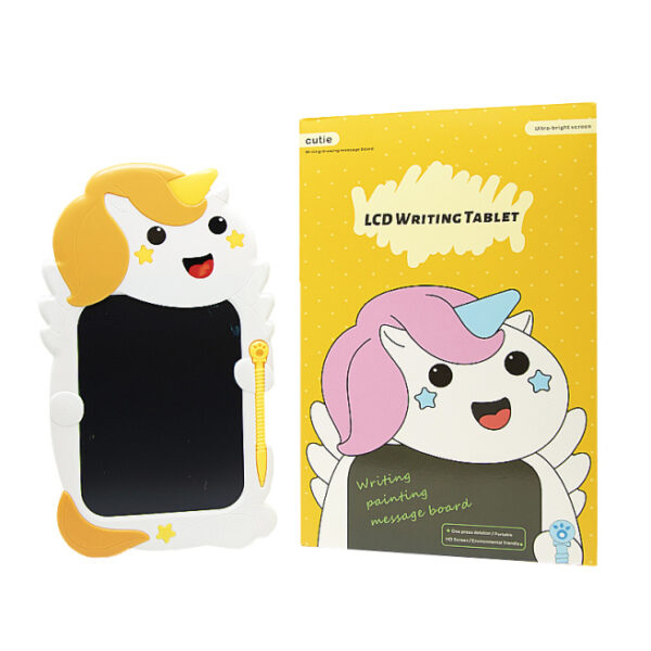 Tableta LCD de Scris Unicorn – 30 cm, Desen Color, Stergere Rapida, 2 Stylus-uri Incluse [2]