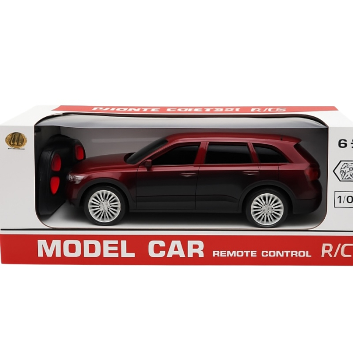 Masina cu radiocomanda 1:16, model break/SUV visiniu, 31x11 cm, jucarie pentru copii [2]