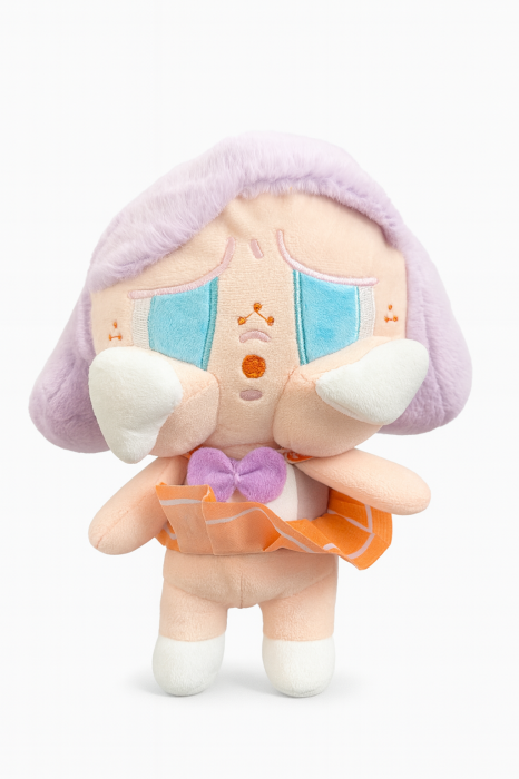 Papusa Plus Tristuta Mov cu Fustita Portocalie 20 cm – Kawaii Emotion Doll [2]