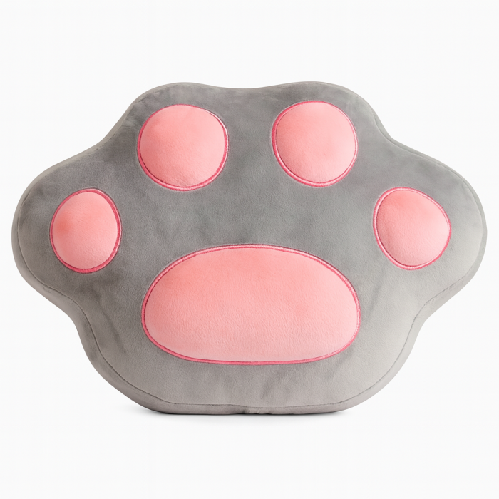 Perna Plus Labuta Gri Roz 45 cm – Pernuta Decorativa Pufoasa pentru Pat si Canapea [1]