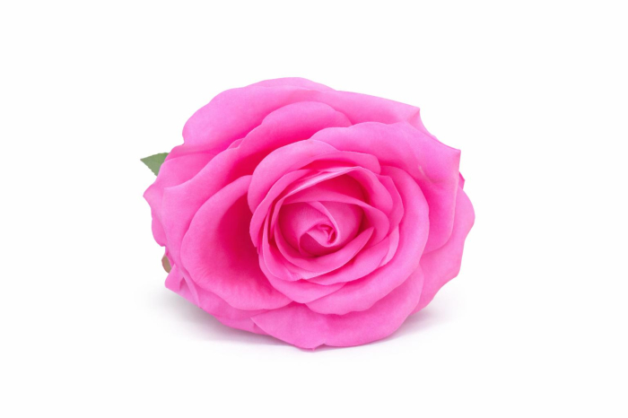 Trandafir artificial roz cu petale catifea 50 cm diametru floare 8-9 cm [3]