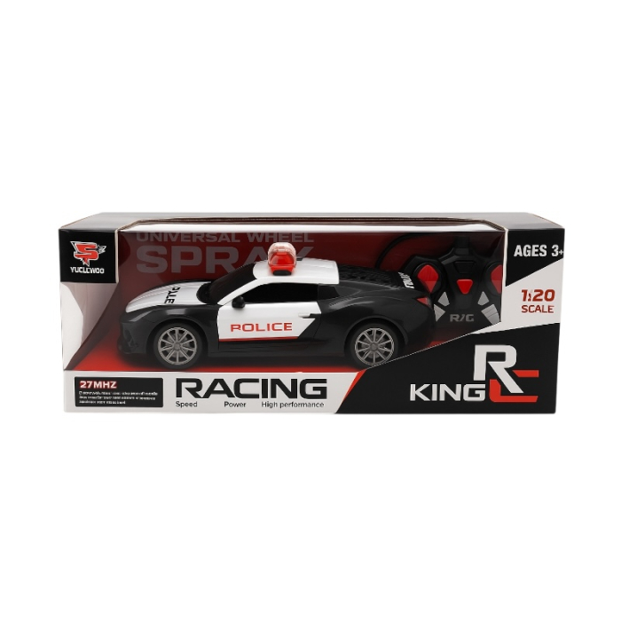 Masina politie R/C 1:20 – 27 MHz – 27x12 cm [2]