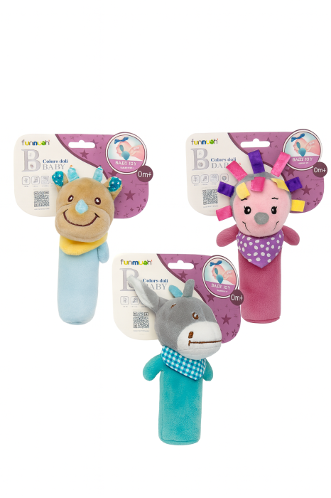 Set 3 Jucarii Bebelusi – 15 cm – Jucarii Senzoriale din Plus [1]