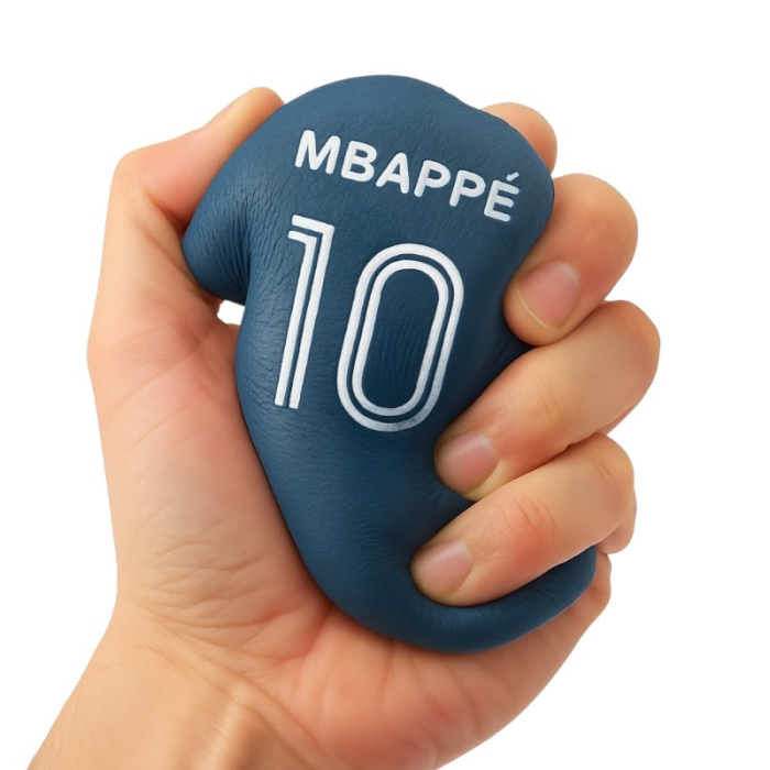 Set 2 Squishy Fotbal – Tricouri Jucatori Nr. 10 – Antistres, Moale, Spuma PU [2]