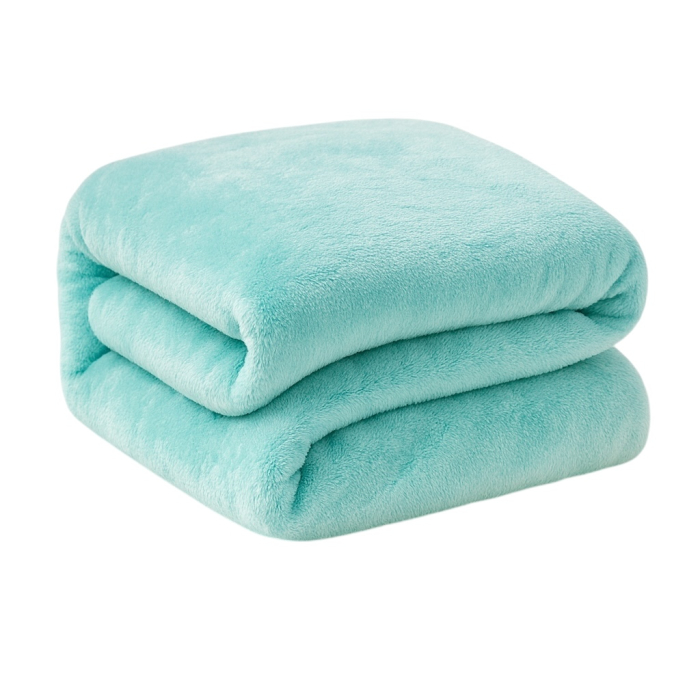 Patura Cocolino albastru turcoaz 200x230 cm, pufoasa, groasa, 1 kg [2]