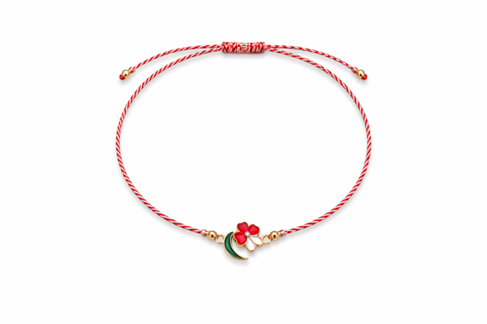 Set 12 Bratari Martisor cu Floare Norocoasa – Cadou 1 Martie pentru Femei, Ambalate Individual [3]