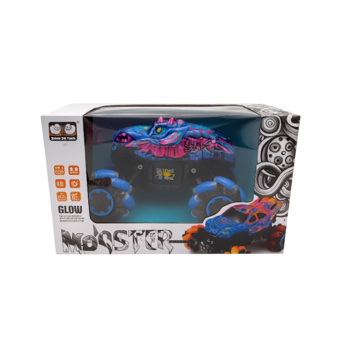 Masinuta Monster Glow RC, 30x20 cm, Lumini, Muzica, Efecte Glow [2]