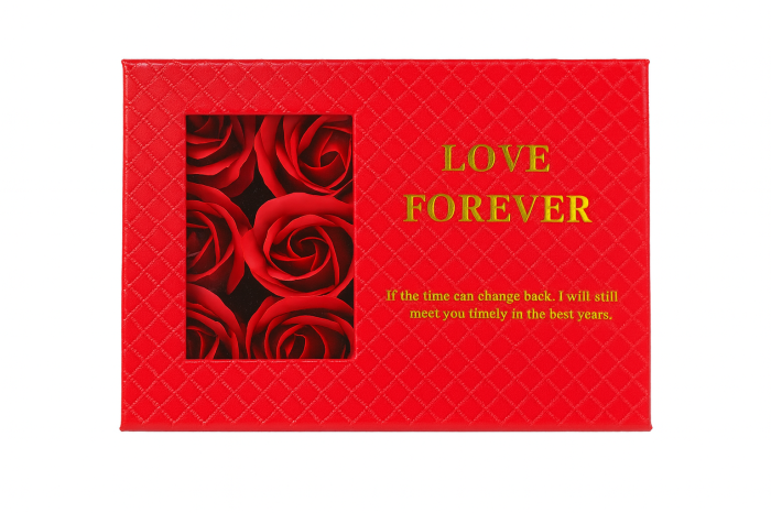 Set Cadou Luxury cu 6 Trandafiri din Sapun si Bratara Surprise, +PUNGA Love Forever [3]