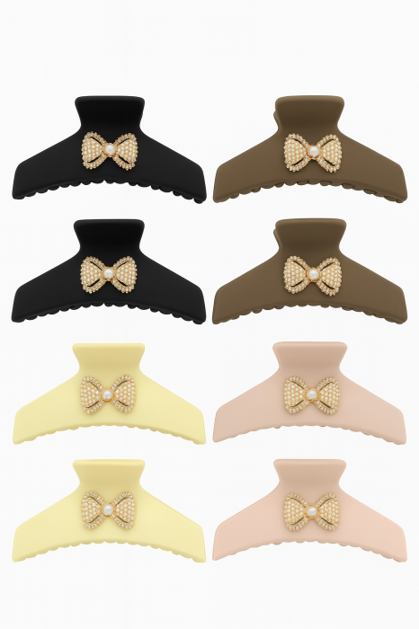 Set 12 Cleme Par 11cm cu Funda cu Perle – Accesorii Elegante Mat pentru Coafuri [1]