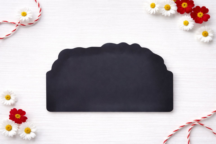 Magnet cu mesaj Pentru cea mai buna mama model plic cu ghiocei si inimioara 10cm [2]