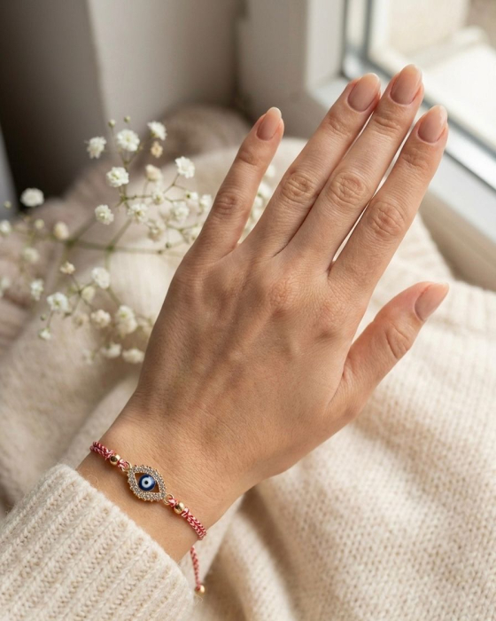 Set 12 bratari martisor talisman protector auriu cu strasuri [3]