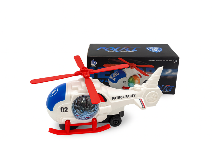 Elicopter Police 19.5x10 cm – Scoate Fum, Lumini, Sunete, Se Misca [1]