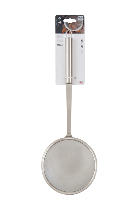 Sita Metalica Inox cu Maner Lung – Strecuratoare Fina pentru Gatit, EoTia 12 cm [2]
