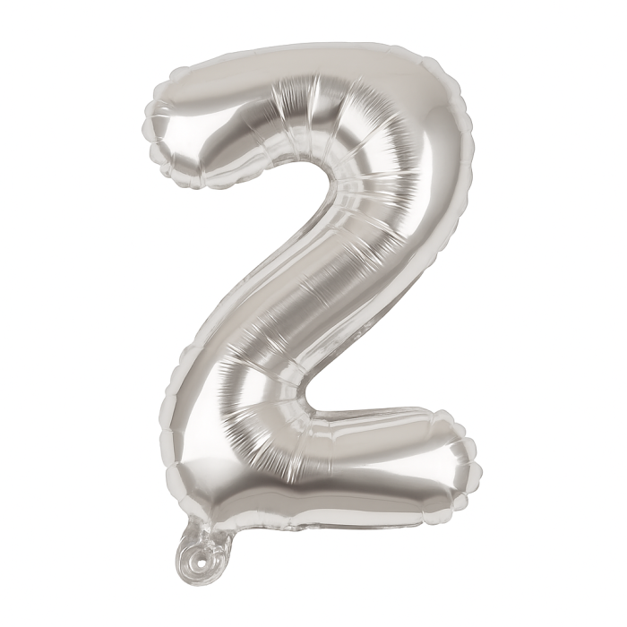 Balon folie litera Z argintiu, 35 cm, decor aniversar si petreceri, 1 buc [1]