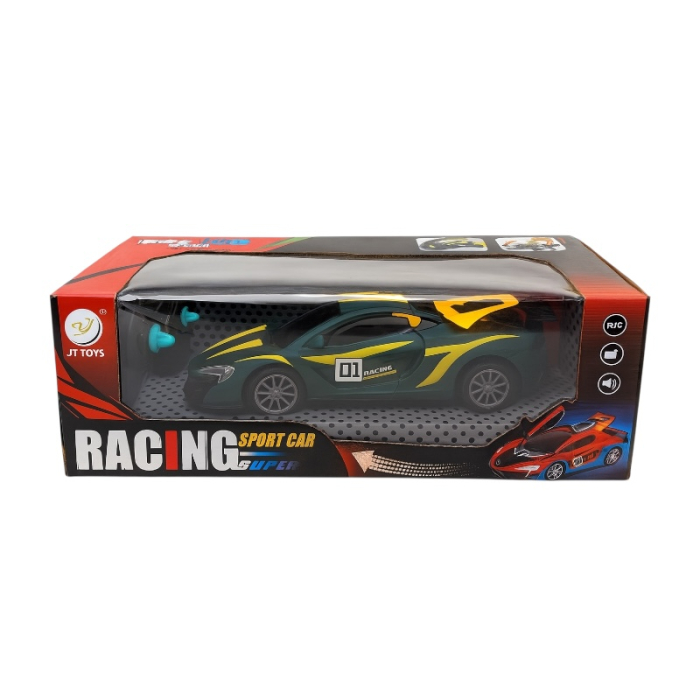 Masina sport cu radiocomanda si acumulator, model Racing 01, 31x15 cm, jucarie pentru copii [2]