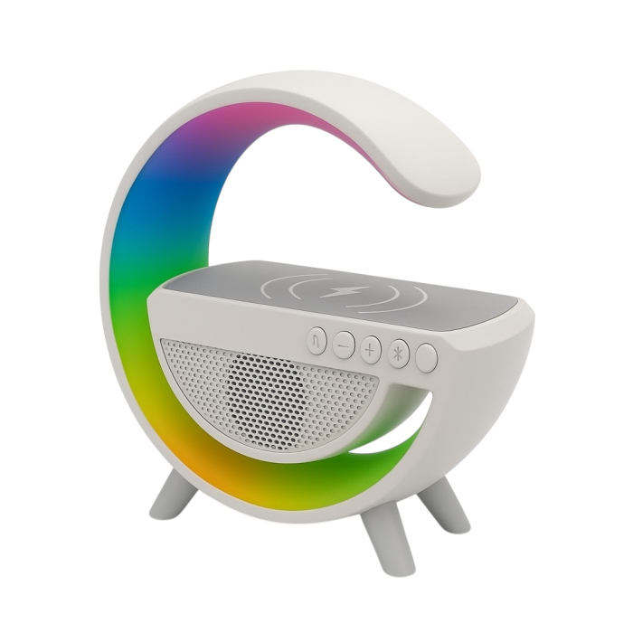 Boxa LED RGB G500 cu incarcare wireless 15W si design modern [1]