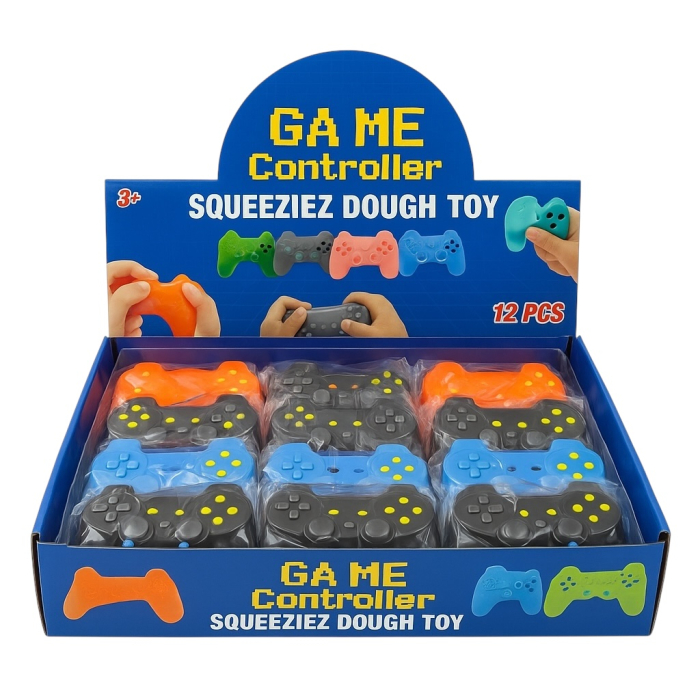 Set 12 Jucarii Squishy Antistres Controller, Moale si Elastica, Diverse Culori [2]