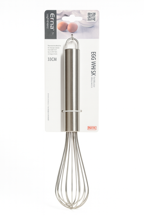 Tel Inox Profesional 33 cm – Tel pentru Bucatarie, Bater Oua si Creme, Erma [2]