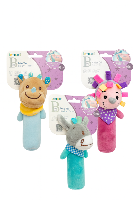 Set 3 Jucarii Bebelusi – 15 cm – Jucarii Senzoriale din Plus [2]