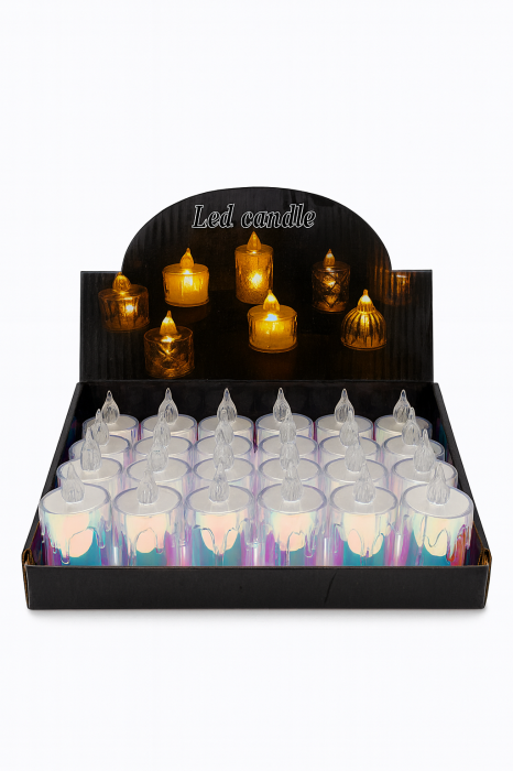 Lumanari LED Decorative Set 24 Bucati – Lumina Calda, Sigura si Eleganta [1]