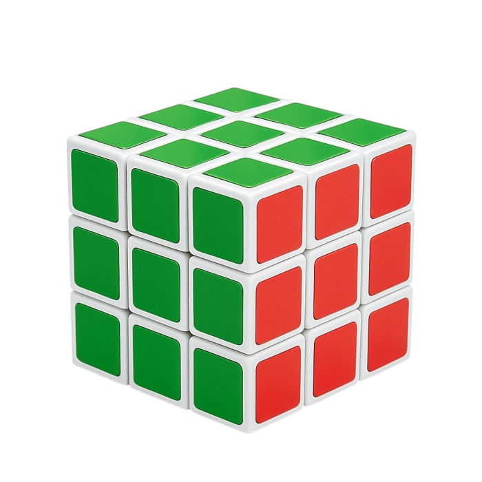 Set 2 Cuburi in Cutie Stil Carte, Puzzle 3x3, Joc Logic pentru Copii si Adulti [2]