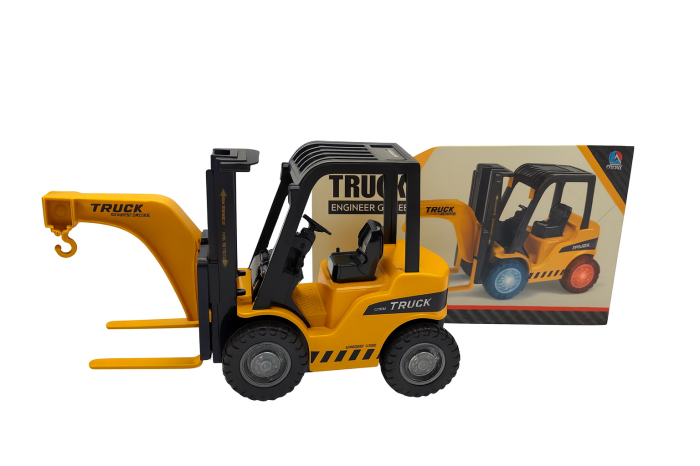 Stivuitor Jucarie – 26x16.5 cm, pe baterii, lumini, sunete, se misca [1]