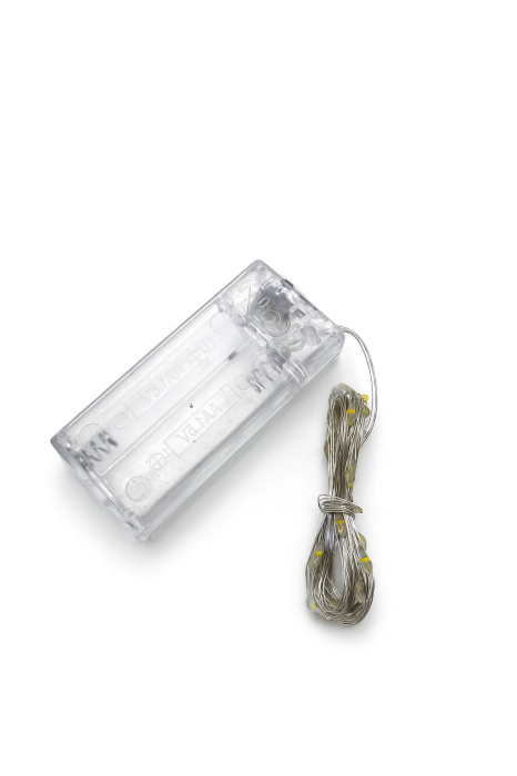 Sir luminos LED 3 metri, 30 LED-uri multicolor, functional cu baterii [2]