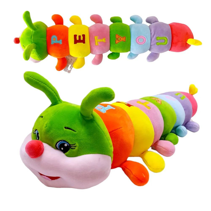 Omida de Plus Colorata 90 cm – Jucarie Gigant, Educativa, Moale si Vesela [2]