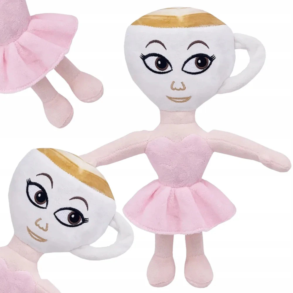 Papusa Plus Balerinna Cappucina 50 cm – Jucarie Balerina cu Rochita Roz [1]