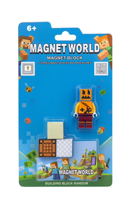 Set Figurina Magnetica MagnetWorld – Building Block Random (6+ ani) [1]