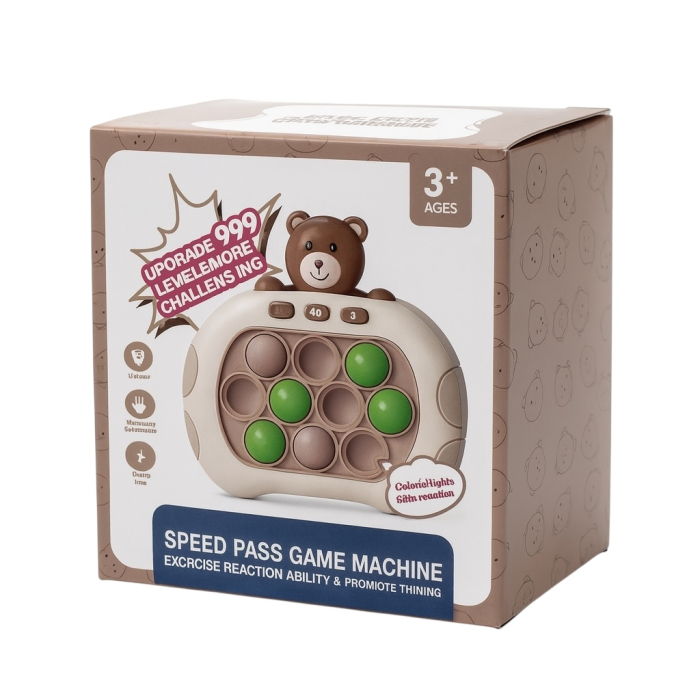 Jucarie Pop It Electronica Ratusca, Lumini si Sunete, Joc Interactiv pentru Copii [2]