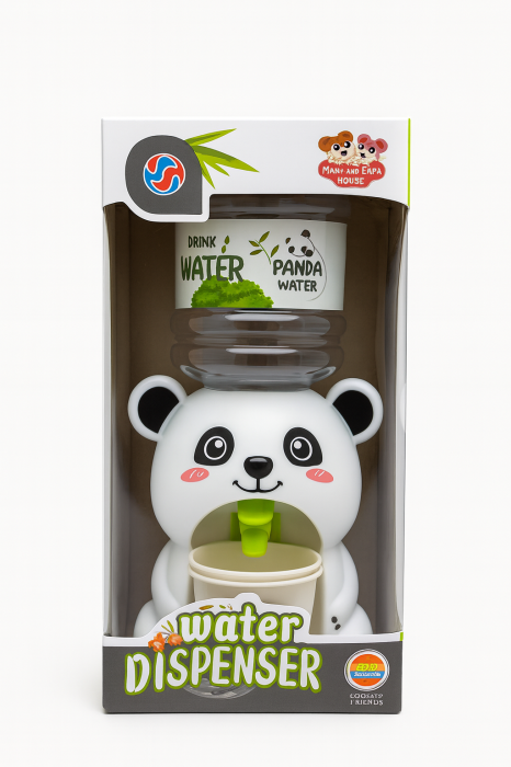 Dispenser Apa pentru Copii Panda 24 cm – Jucarie cu Pahar Inclus [2]