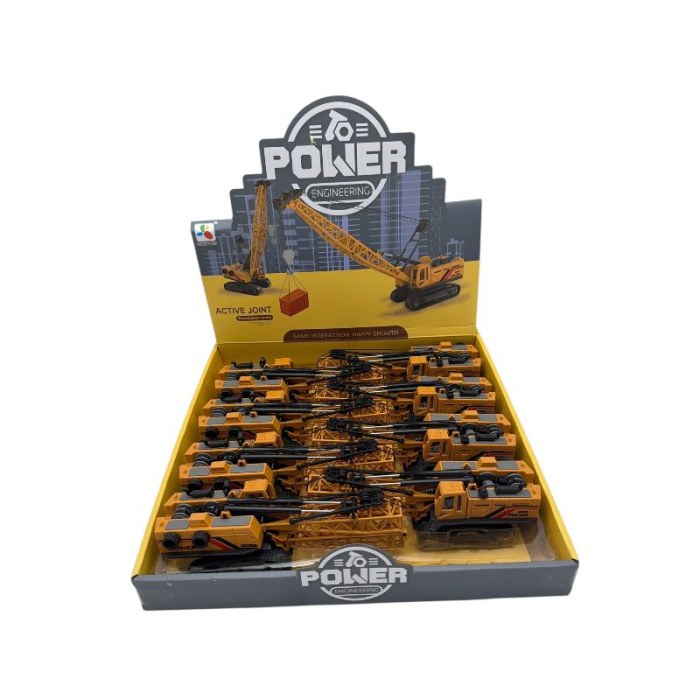 Macara jucărie din plastic cu braț mobil – vehicul construcții pentru copii [2]