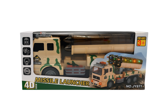 Camion Militar cu Lansator de Rachete – 4D Lights, 27 x 13 cm [2]