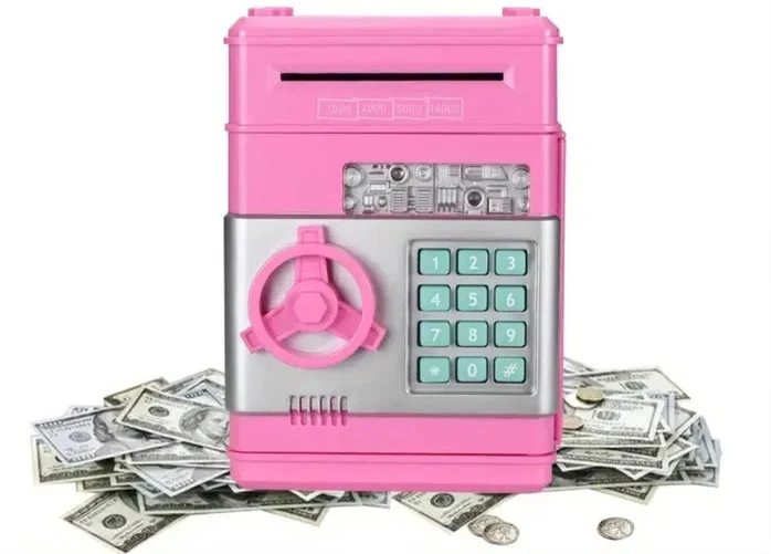 Seif Electronic pentru Copii cu Cod, Lumini si Muzica – Cutie de Economii 19x14 cm [4]