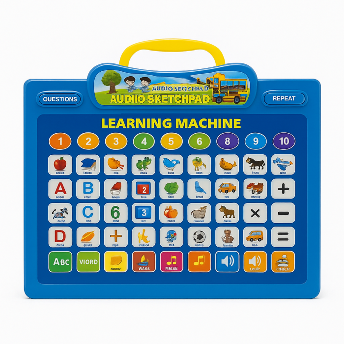 Tableta Educativa Learning Machine – 36x29 cm, Sunete, Litere, Cifre, Animale, Jocuri Interactive [1]