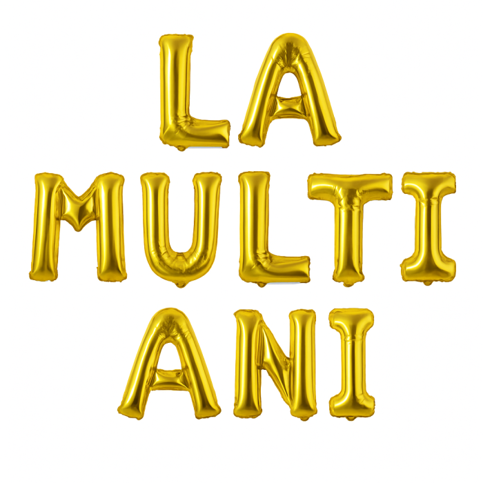 Set baloane latex 9 buc, 30 cm, multicolor cu confetti, accesorii incluse [1]