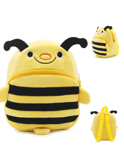 Rucsac plus copii model albina, 23x21 cm, moale si usor, ideal pentru gradinita (95 caractere) [1]