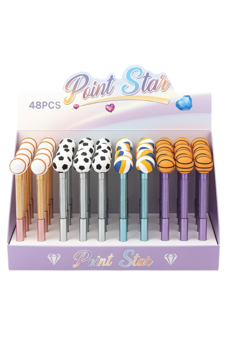 Set 48 Pixuri Sport Point Star – Fotbal, Baschet, Volei, Editie Tematica [2]