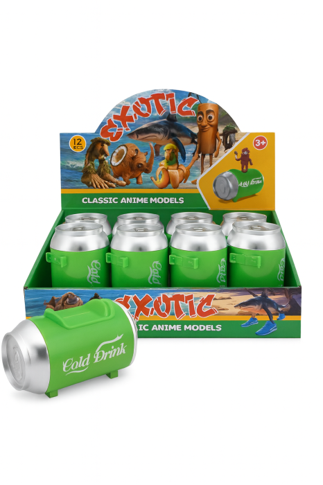 Set 12 Jucarii Tip Doza “Cold Drink” – 11 cm – Modele Clasice Anime [1]