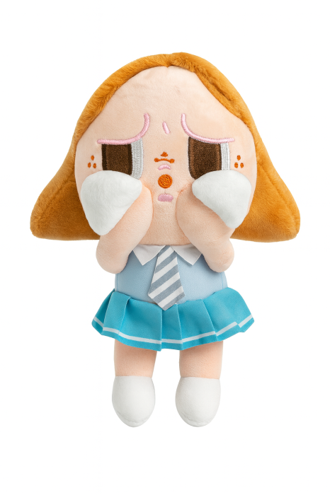 Papusa Plus Tristuta Uniforma Albastra 20 cm – Jucarie Kawaii Emotion Doll [1]