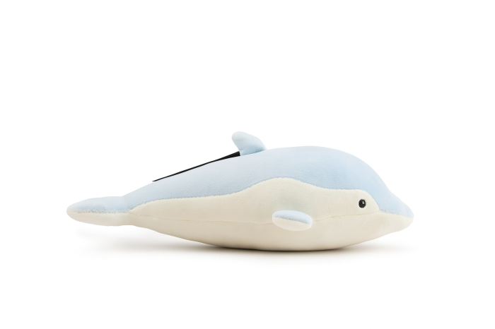 Delfin Plus Albastru 27 cm – Jucarie Moale, Catifelata si Realista pentru Copii [1]